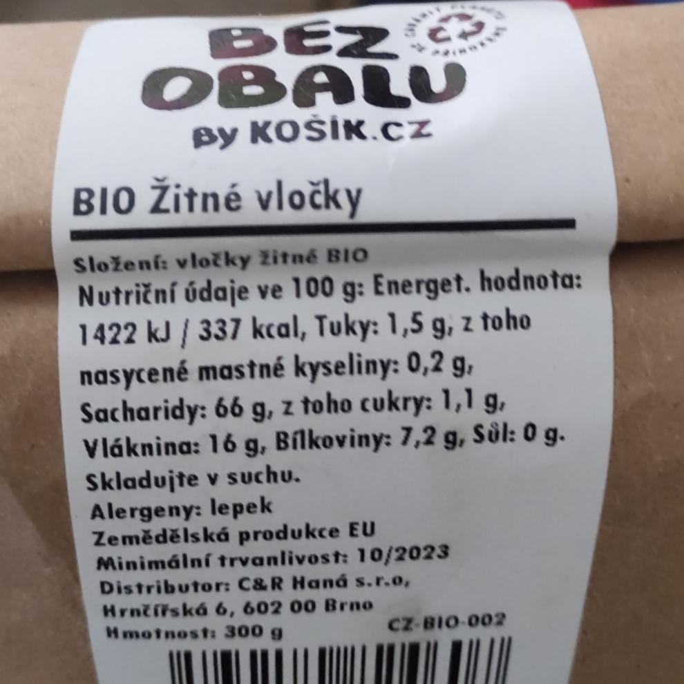 Fotografie - Bio žitné vločky bez Bezobalu