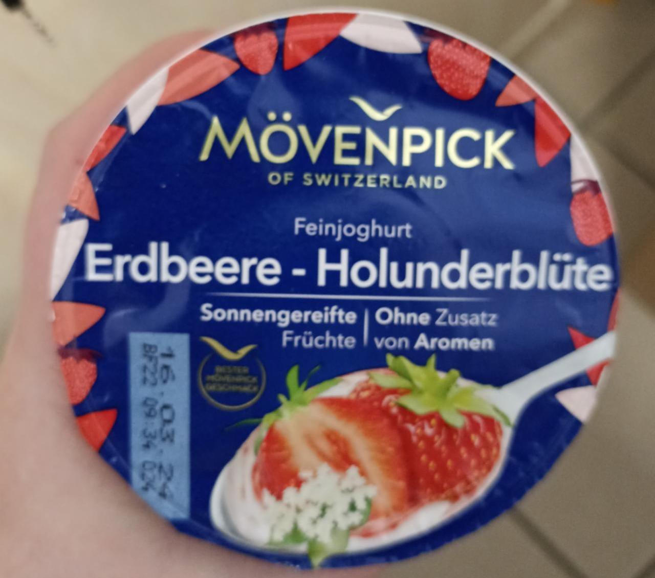 Fotografie - Feinjoghurt Erdbeere-Holunderblüte Mövenpick