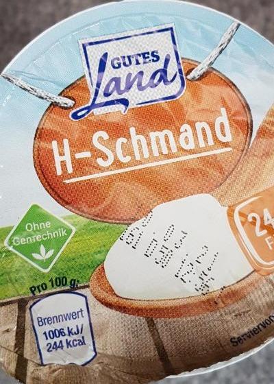 Fotografie - H-Schmand zakysaná smetana 24% fett Gutes Land