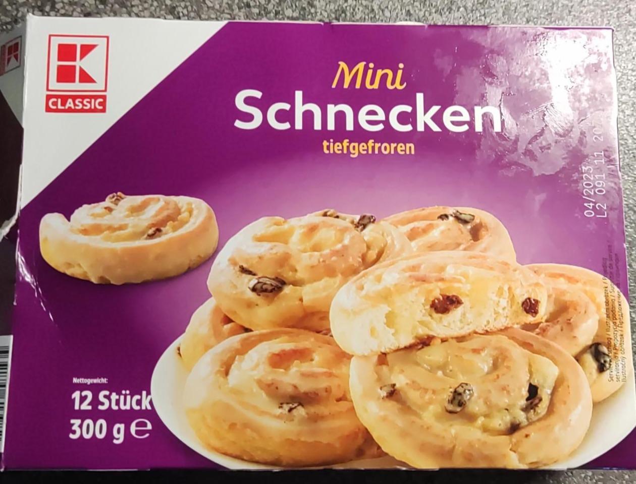 Fotografie - Mini Schnecken tiefgefroren K-Classic