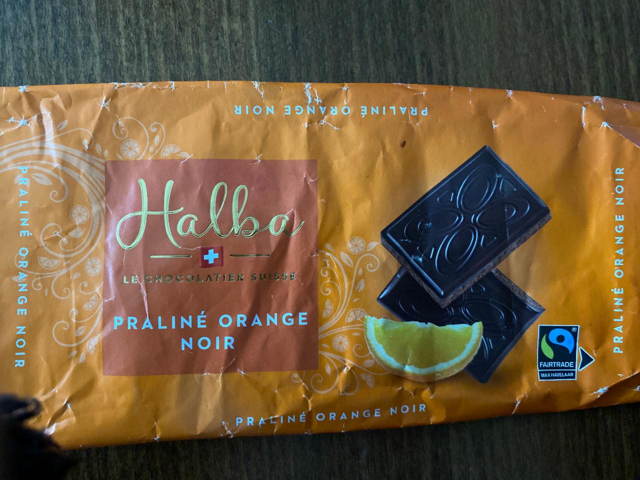 Fotografie - Praliné orange noir Halba