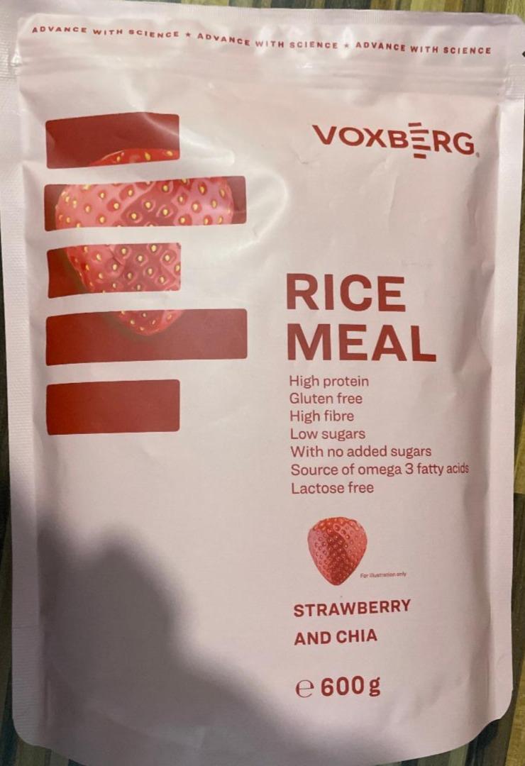 Fotografie - Rice meal strawberry and chia Voxberg