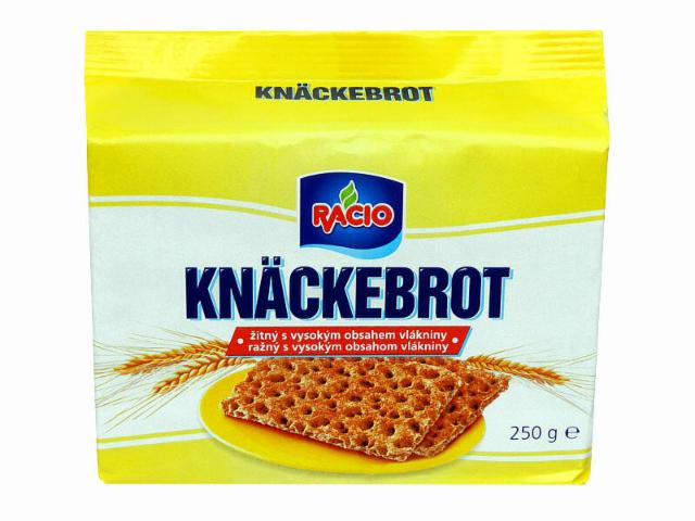 Fotografie - Knäckebrot žitný s vysokým obsahem vlákniny Racio