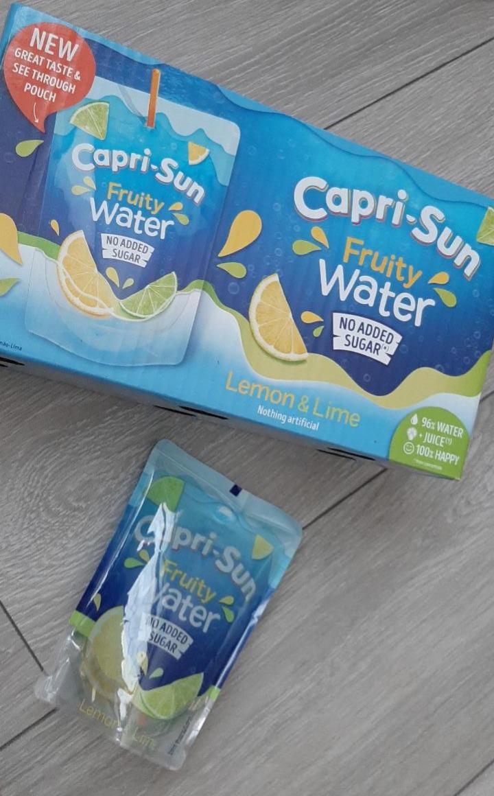 Fotografie - Lemon & Lime Fruity Water Capri-Sun