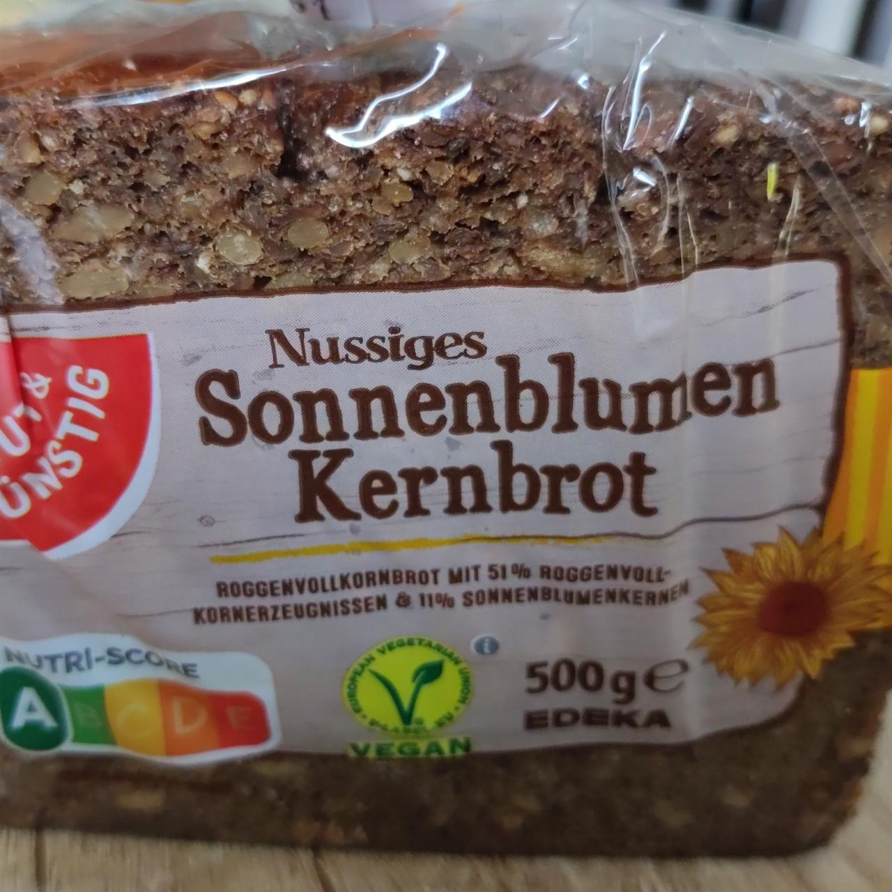 Fotografie - Nussiges Sonnenblumen Kernbrot Gut&Günstig