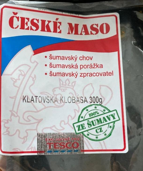 Fotografie - Klatovská klobása Maso West Tesco