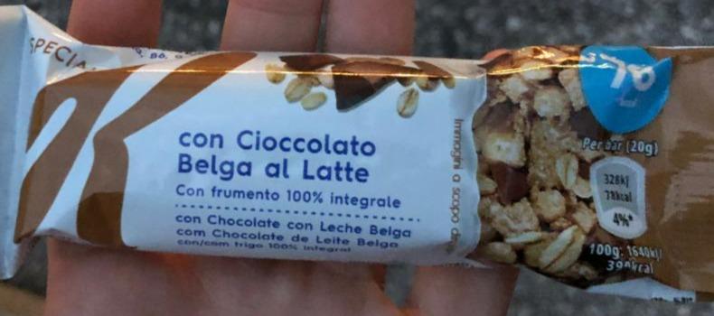 Fotografie - Special K Barretta con Cioccolato Belga al Latte Kellogg's