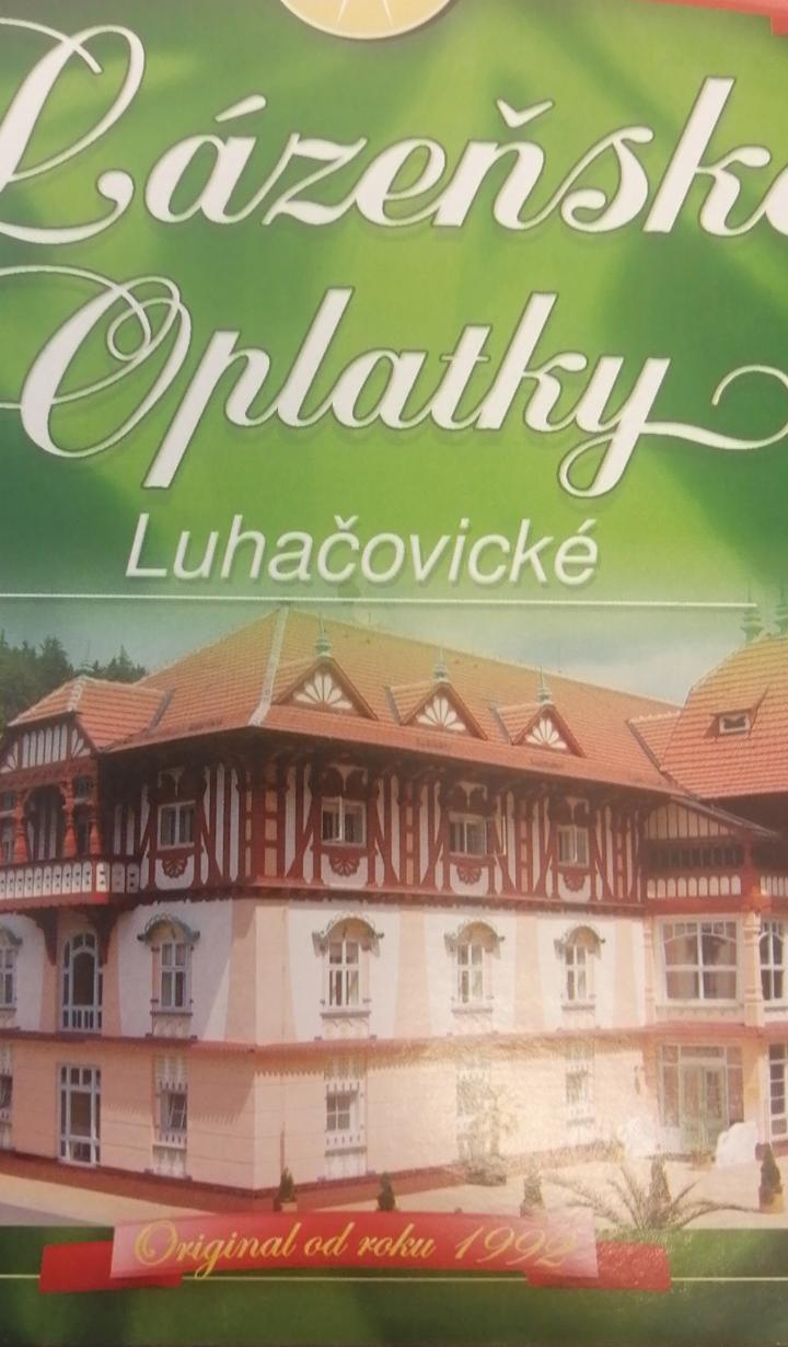 Fotografie - Lázeňské oplatky Luhačovické jablko