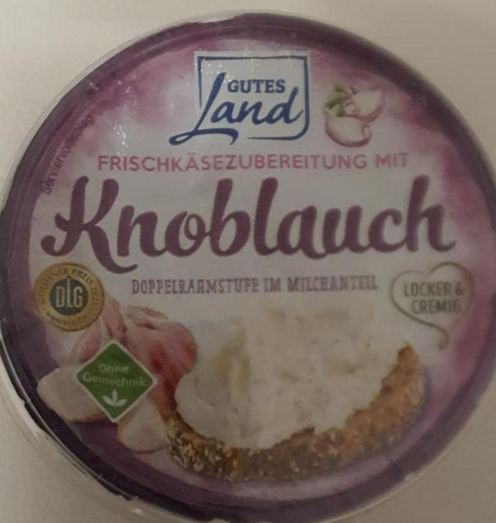 Fotografie - Frischkäsezubereitung mit Knoblauch Gutes Land