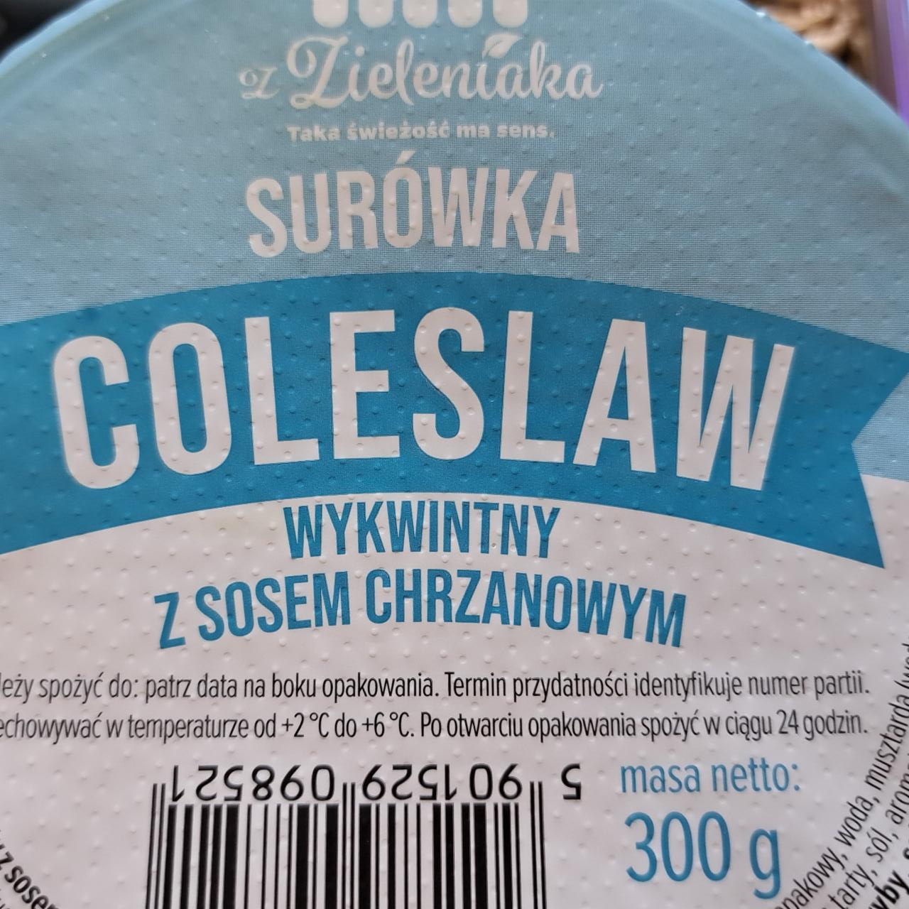 Fotografie - Surówka Coleslaw wykwintny z sosem chrzanowym Z Zieleniaka