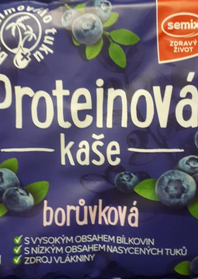 Fotografie - Proteinová kaše borůvková Semix