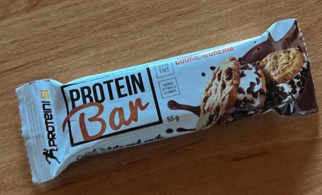 Fotografie - Protein bar cookies & cream Proteini.si