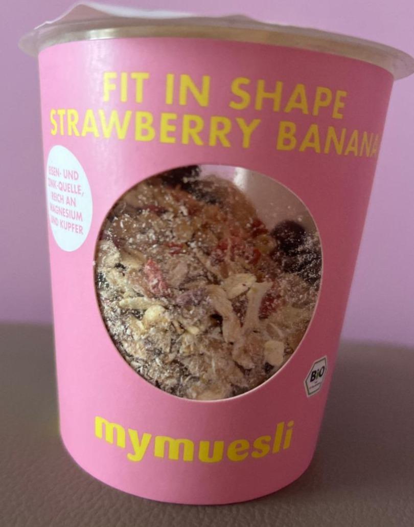 Fotografie - Fit in shape strawberry banana MyMuesli