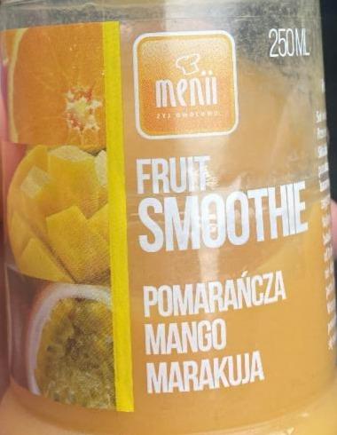 Fotografie - Smoothie pomarańcza mango marakuja Menii