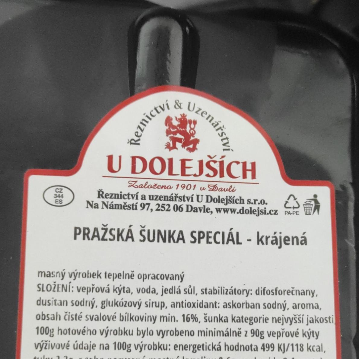 Fotografie - Pražská Šunka Speciál Řeznictví & uzenářství U Dolejších