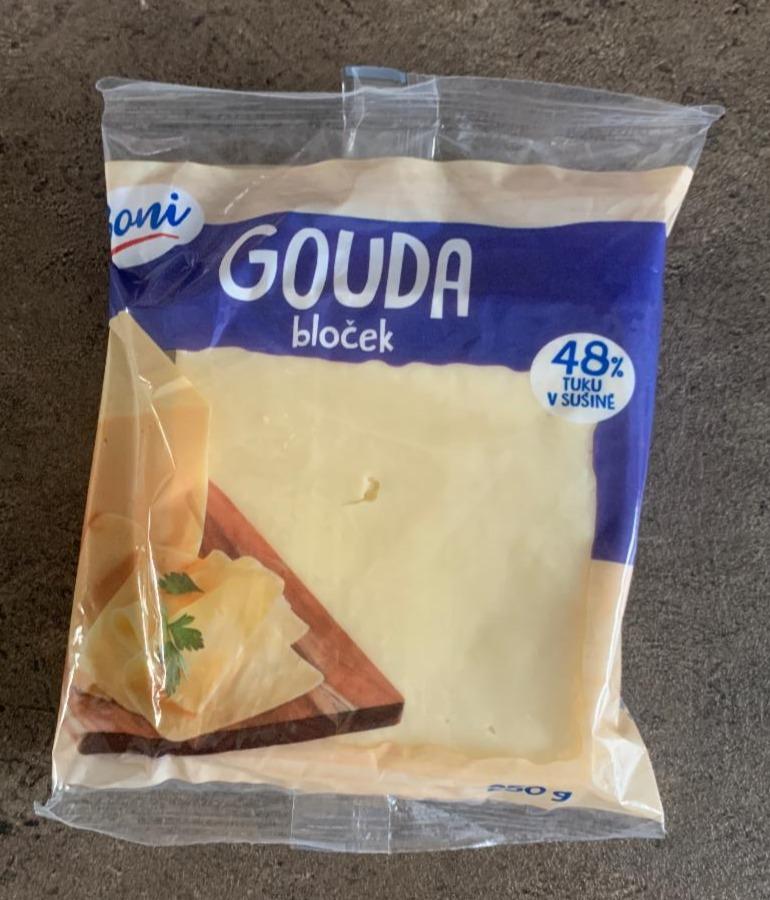 Fotografie - Gouda bloček 48% tuku Boni