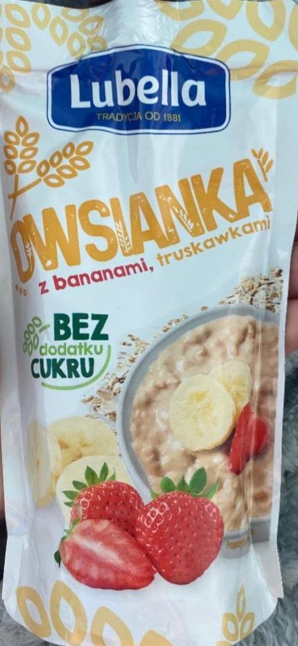 Fotografie - Owsianka z bananami,truskawkami Lubella