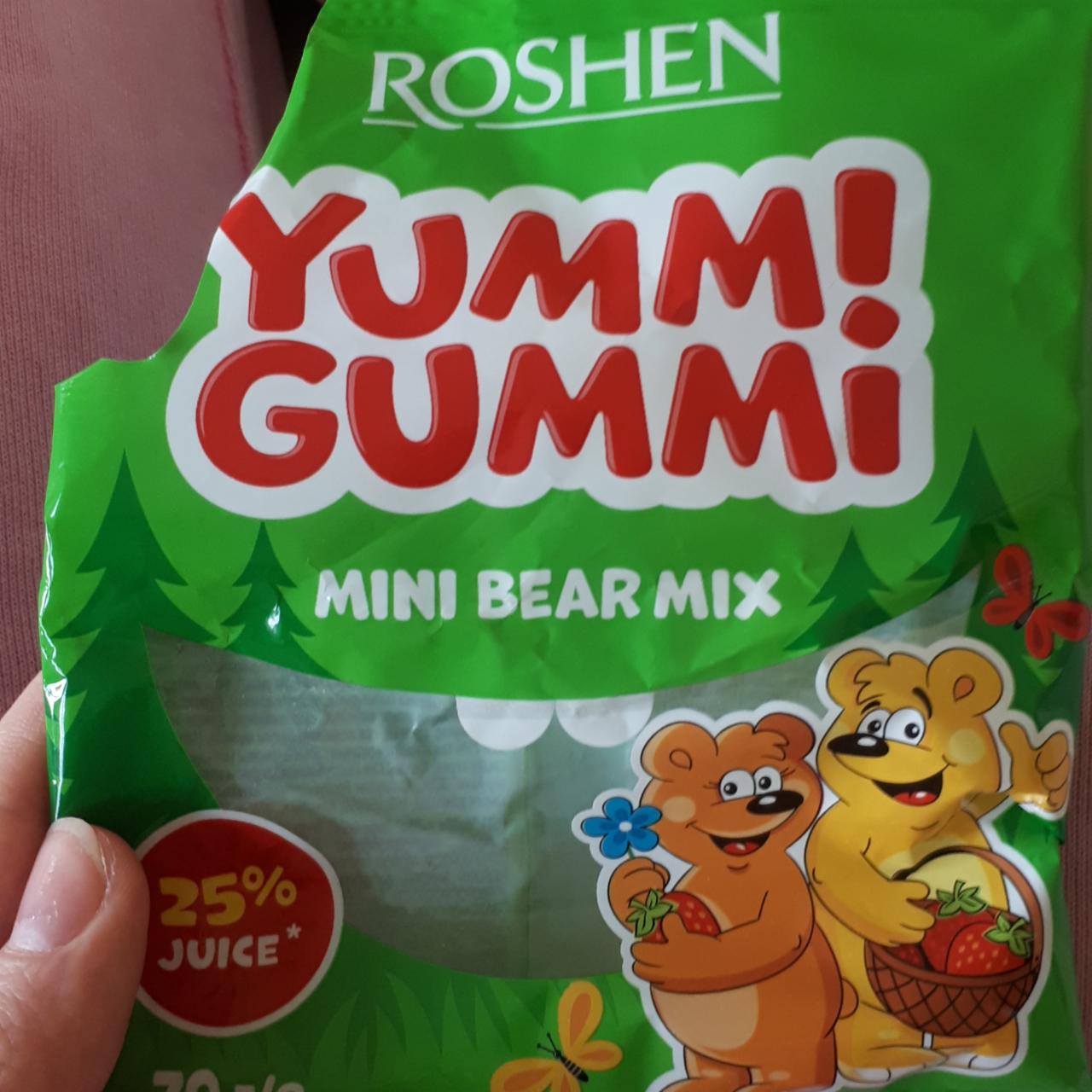 Fotografie - Yummi Gummi mini bear mix Roshen