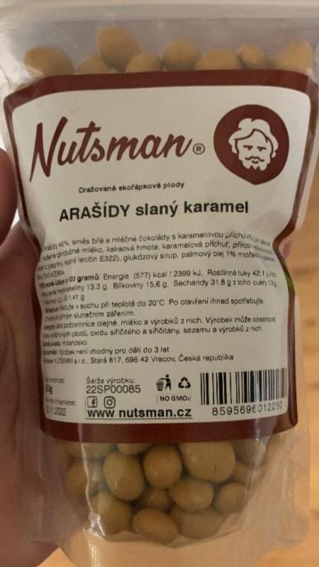 Fotografie - Arašídy slaný karamel Nutsman