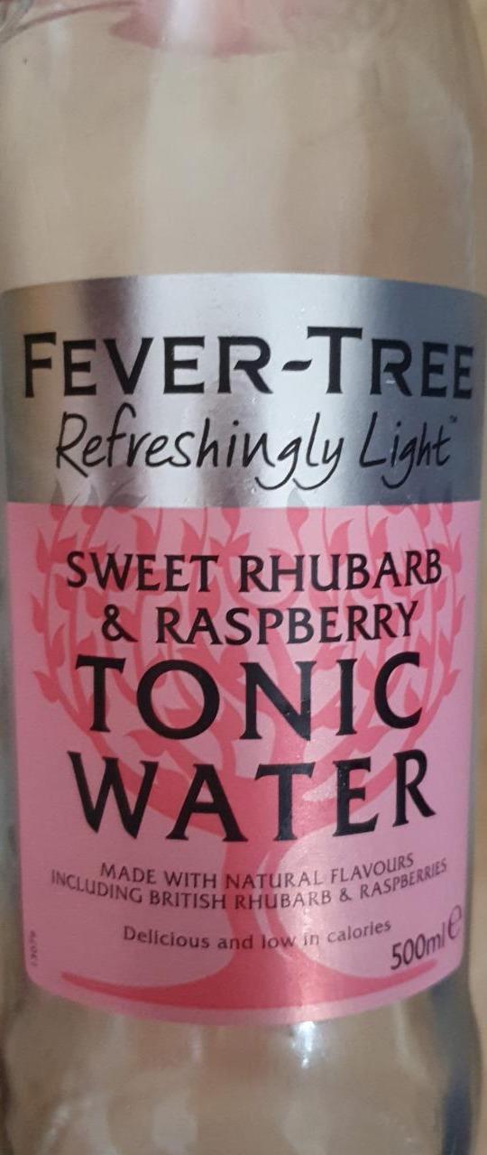 Fotografie - fever tree rhubarb & raspberry light tonic