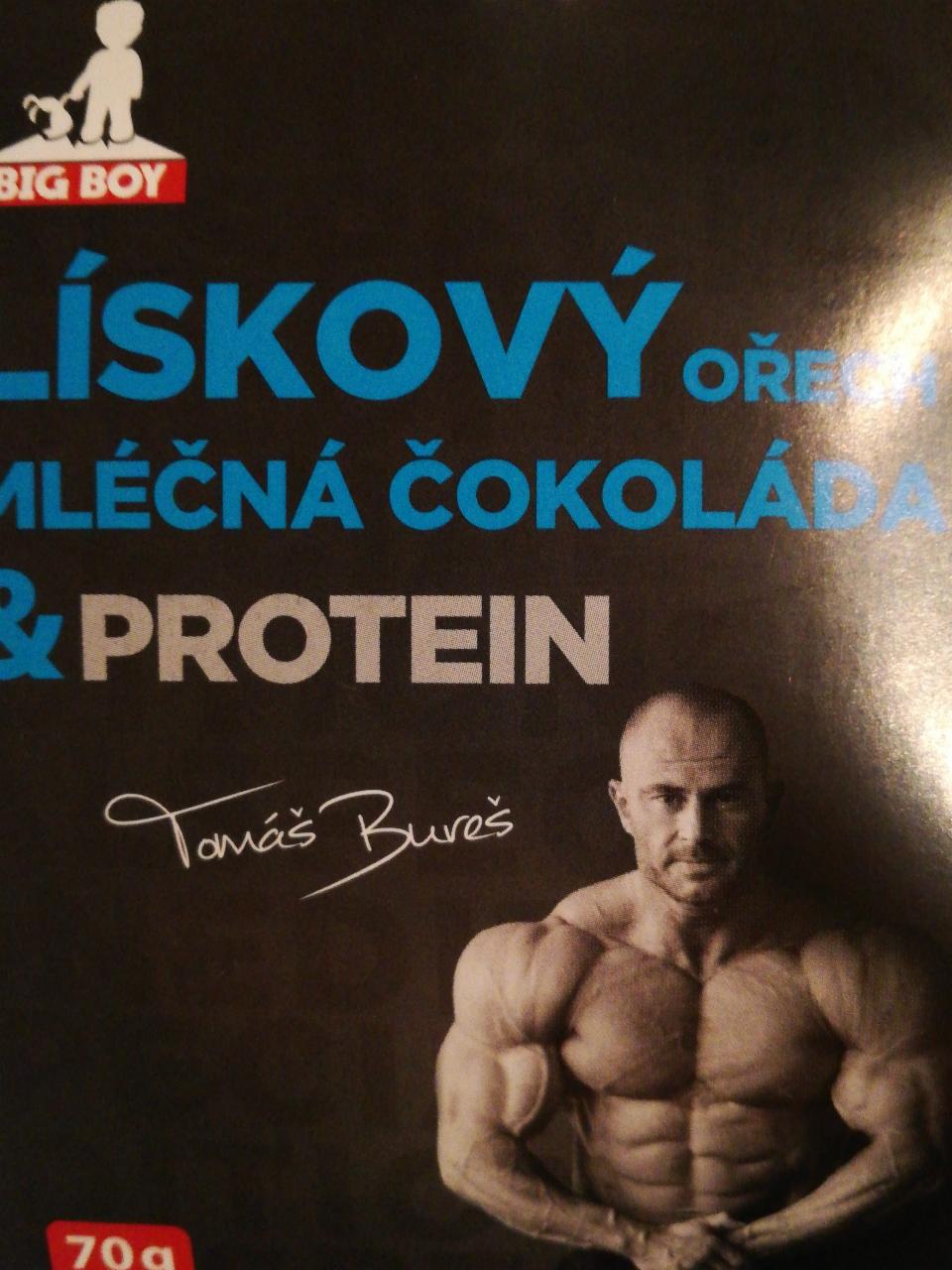 Fotografie - Lískový ořech Mléčná čokoláda & Protein Big Boy