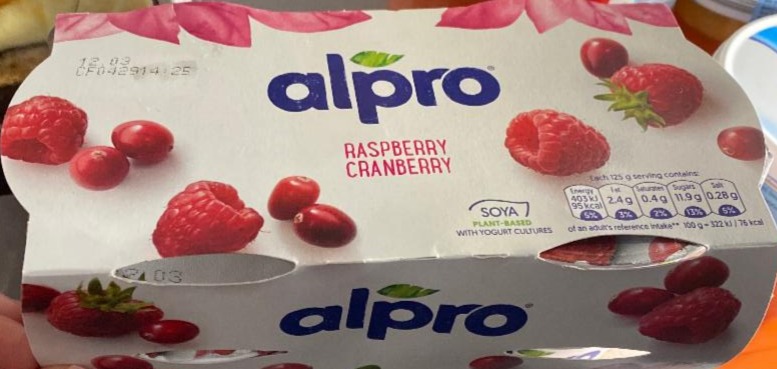 Fotografie - Soya Raspberry Cranberry Alpro