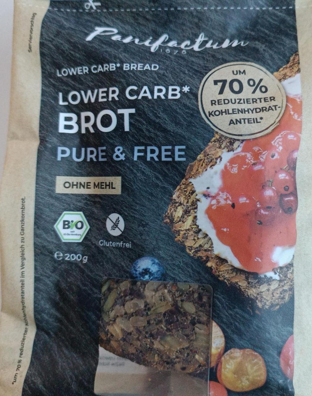 Fotografie - Pure & Free Lower Carb Brot Ohne Mehl Panifactum