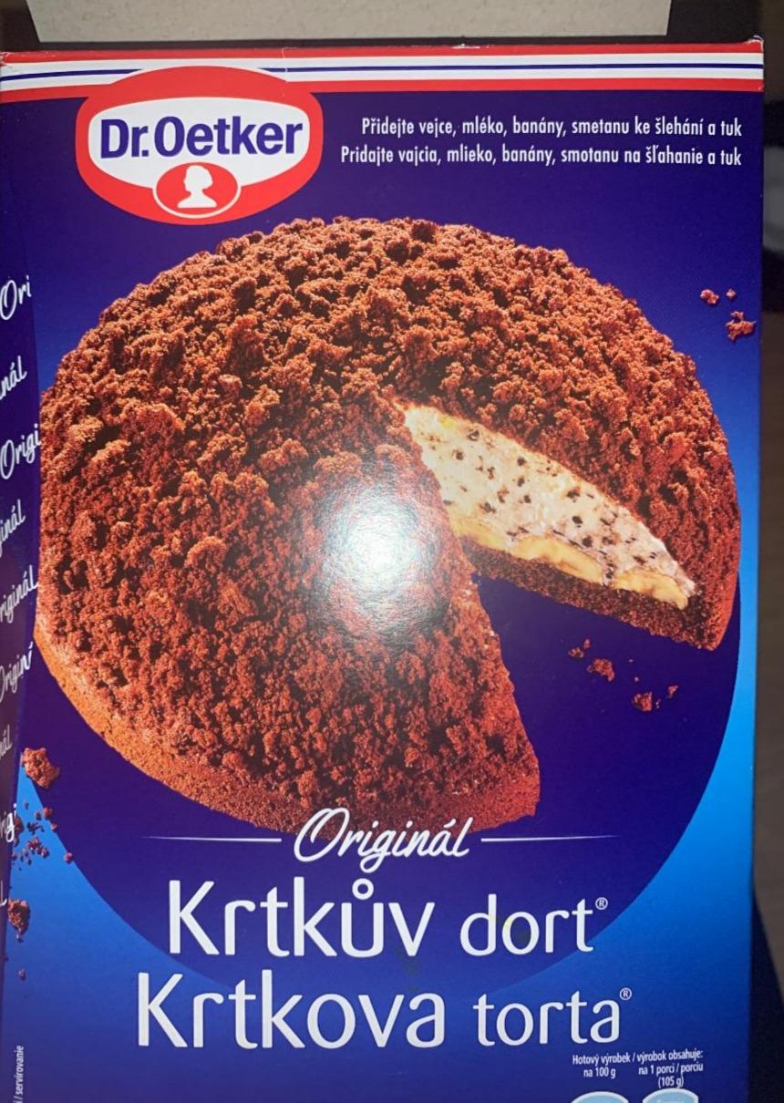 Fotografie - Krtkův dort Dr.Oetker