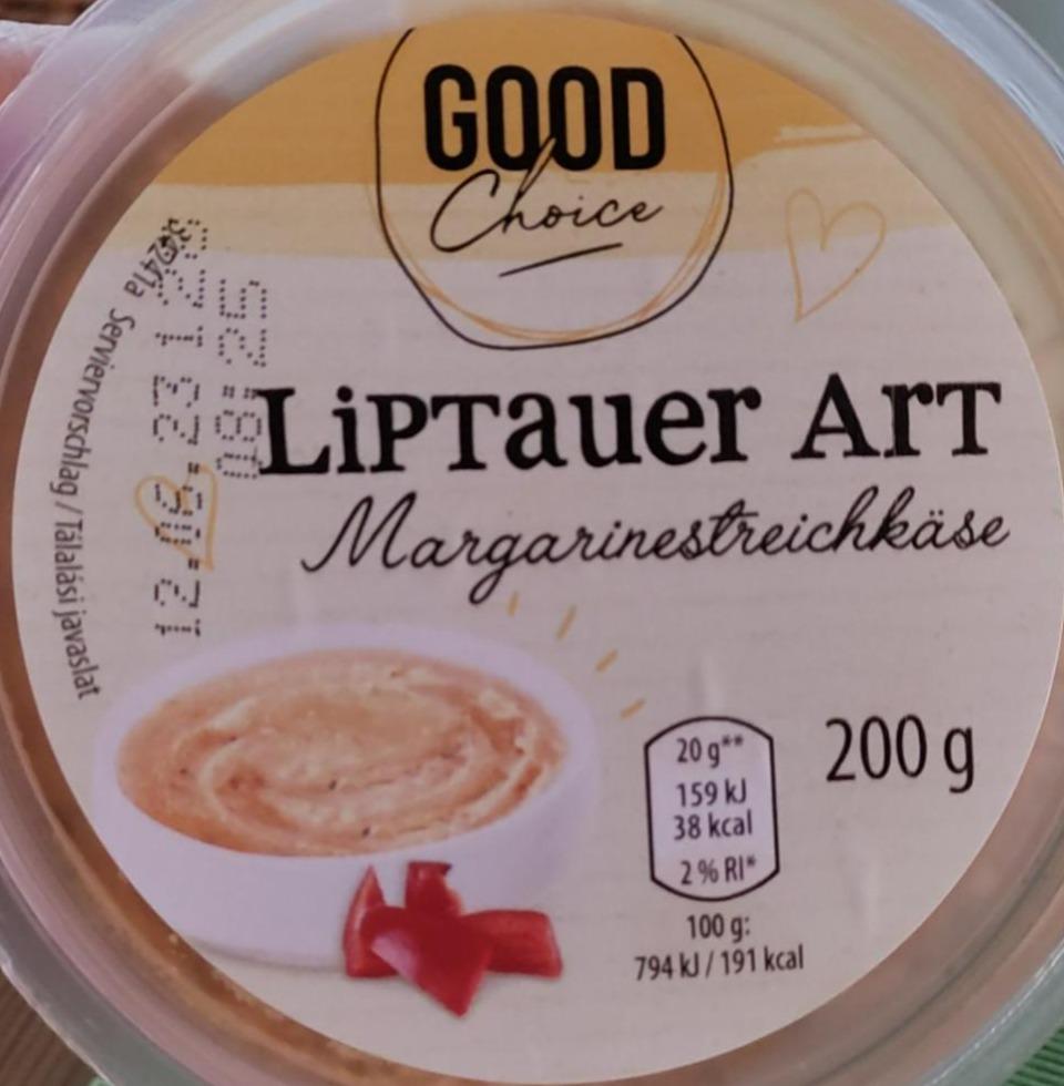 Fotografie - Liptauer Art Margarinestreichkäse Good choice