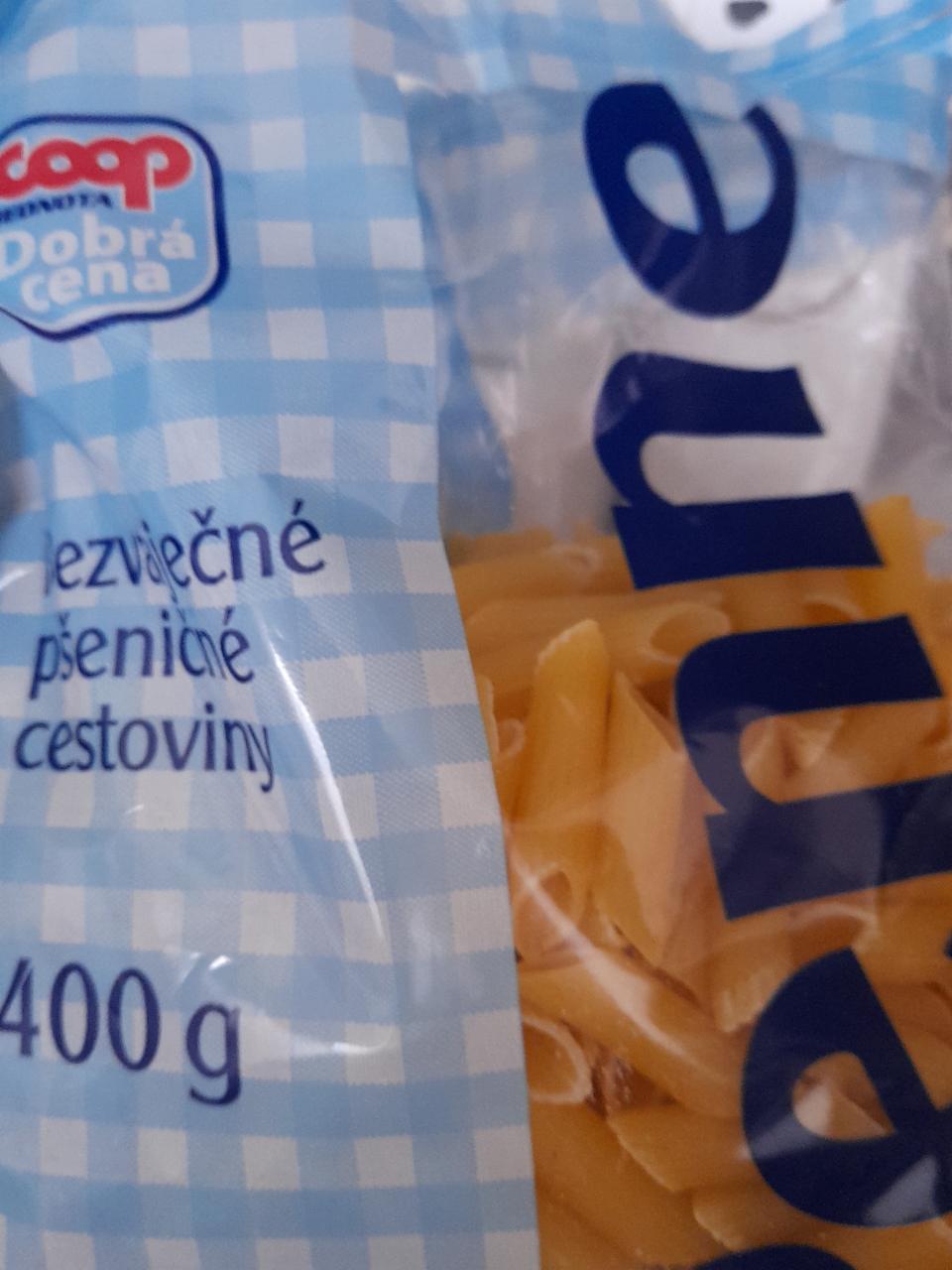 Fotografie - Bezvaječné pšeničné těstoviny Coop