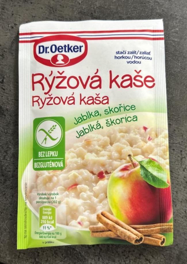 Fotografie - Rýžová kaše bez lepku Jablka, skořice Dr.Oetker