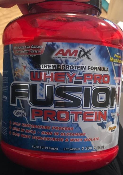 Fotografie - Whey Pure Fusion Protein Banana Amix Nutrition