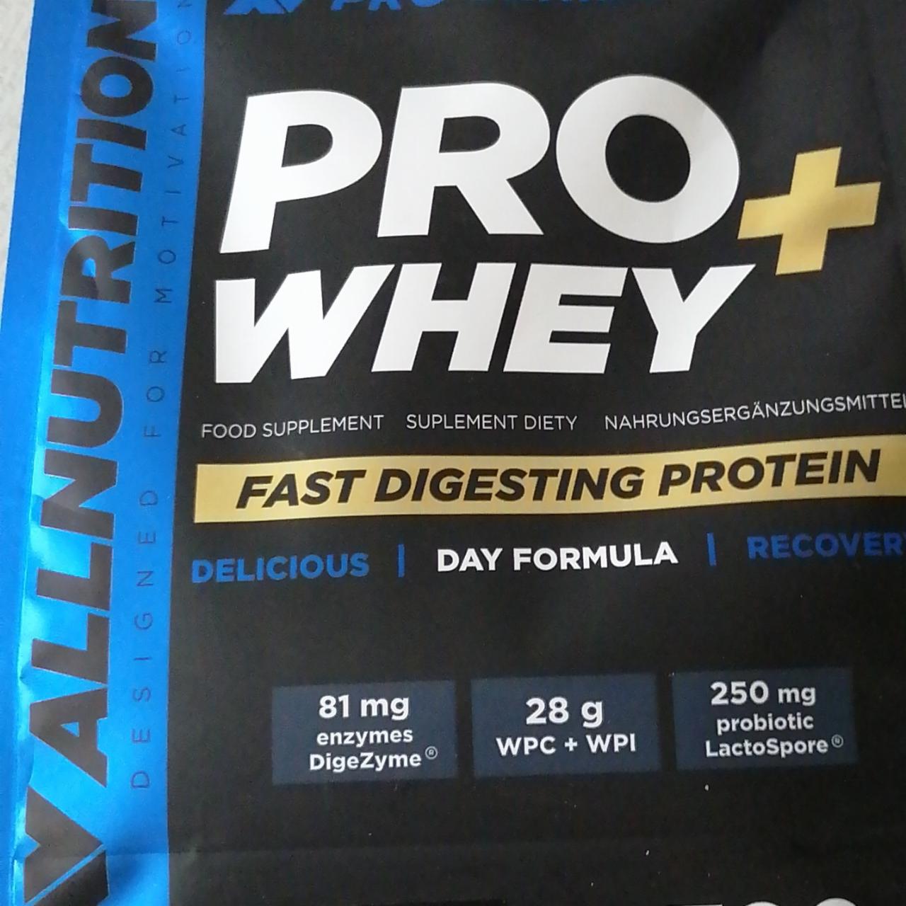 Fotografie - Pro Whey + vanilla Allnutrition