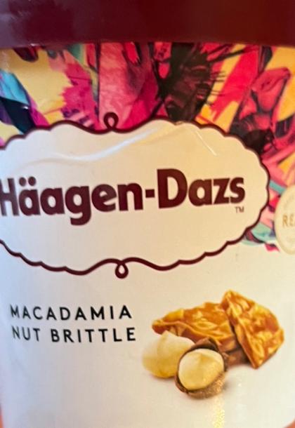 Fotografie - macadamia nut brittle Häagen-Dazs