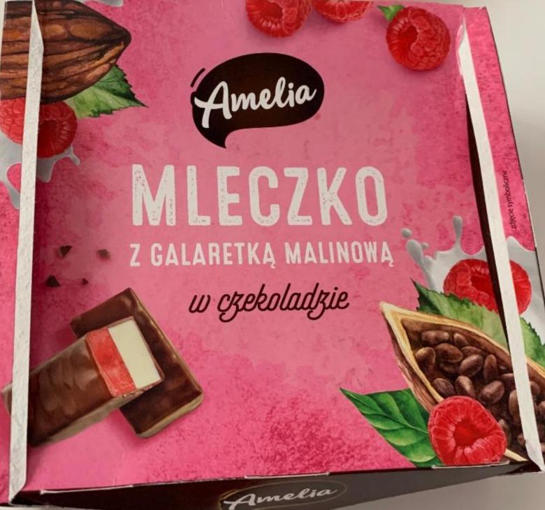 Fotografie - Mleczko z galaretka malinowa w czekoladzie Amelia