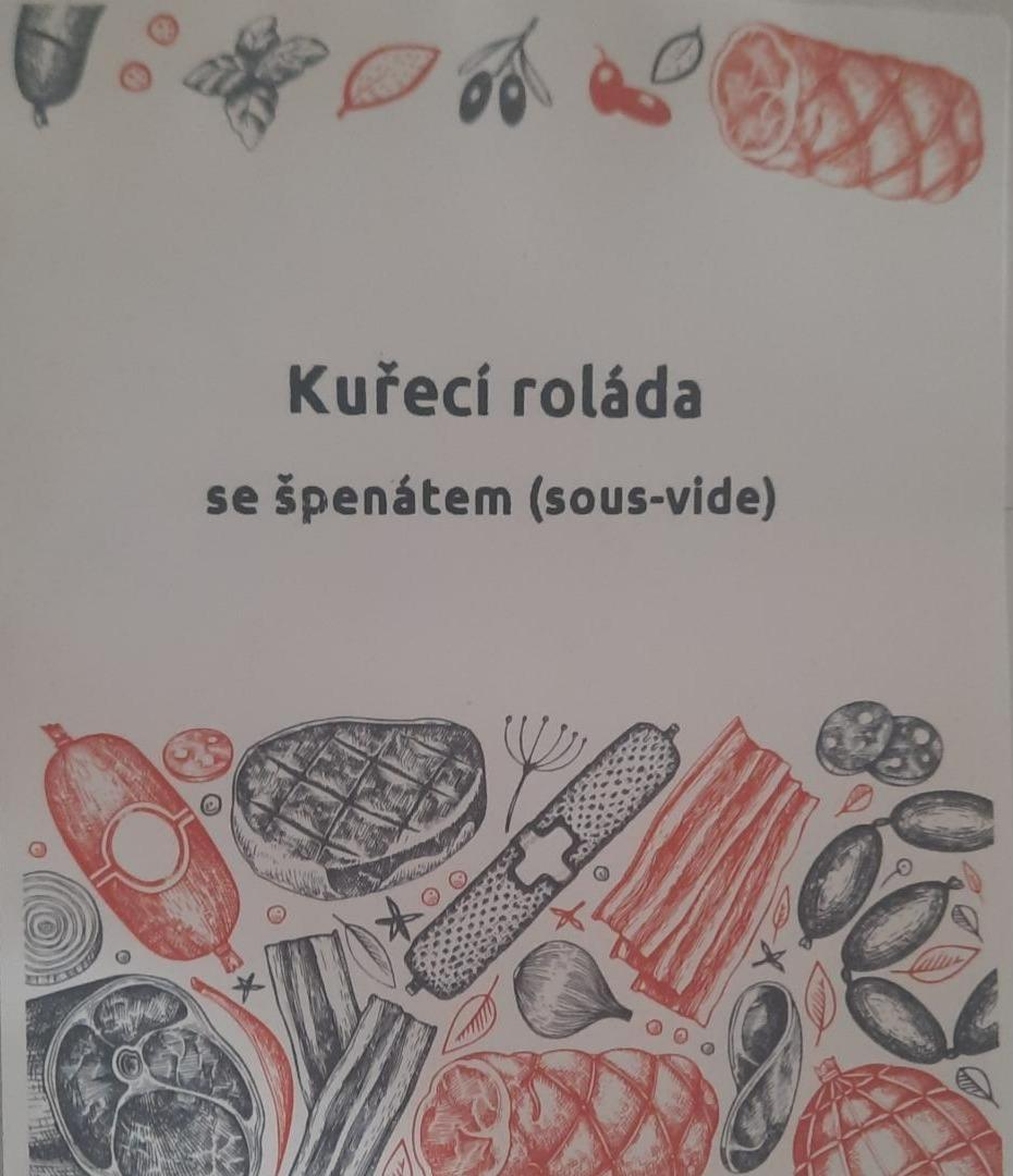 Fotografie - Kuřecí roláda se špenátem sous-vide Bocus