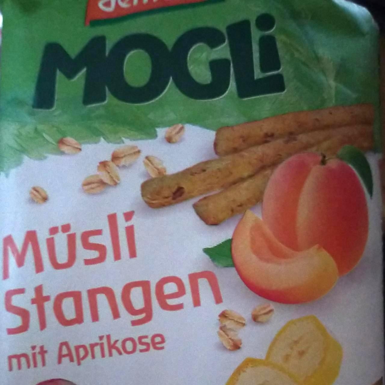 Fotografie - Mogli müsli stangen mit aprikose Demeter