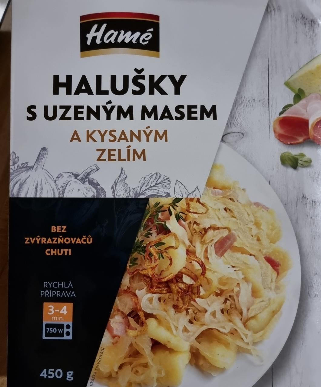 Fotografie - Halušky s uzeným masem a kysaným zelím Hamé