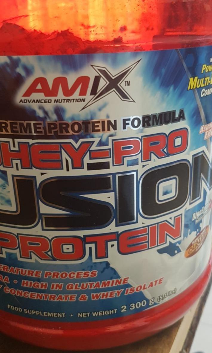 Fotografie - WheyPro FUSION Strawberry Amix Nutrition