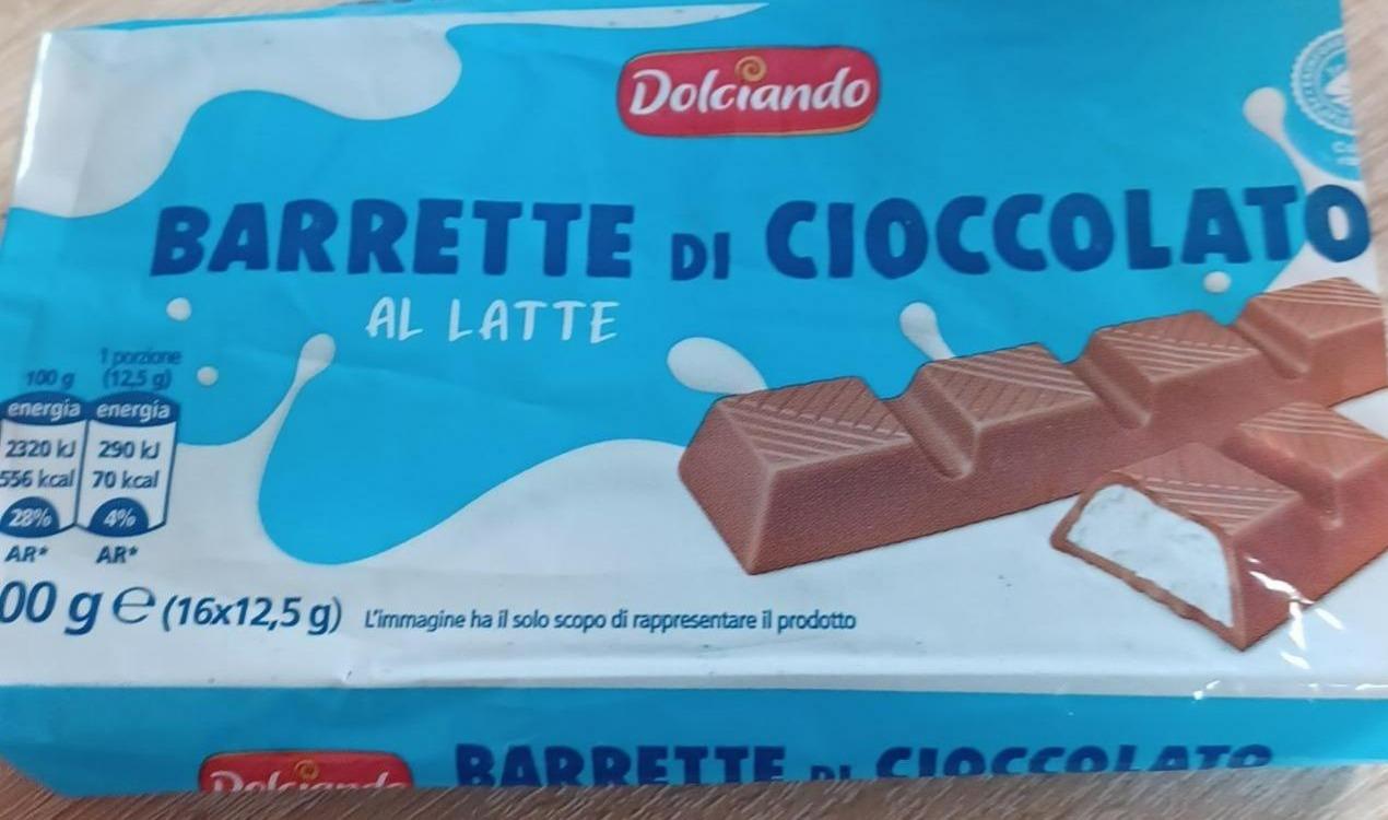 Fotografie - Barrette al cioccolato al latte Dolciando