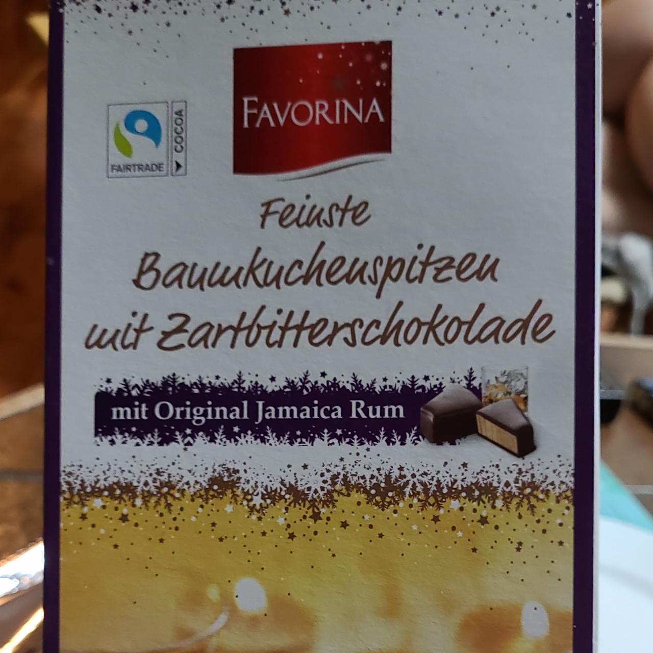 Fotografie - Feinste Baumkuchenspitzen mit Zartbitterschokolade mit Original Jamaica Rum Favorina