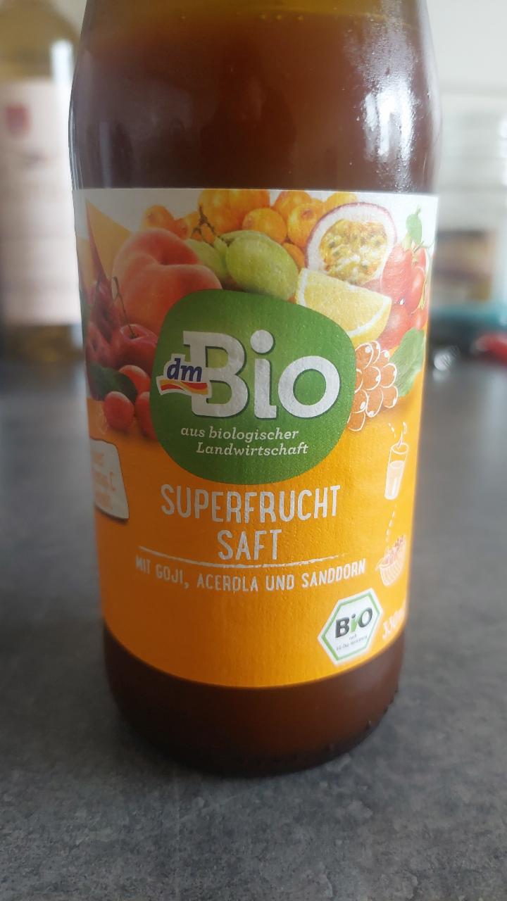 Fotografie - Superfrucht saft mit goji acerola dmBio