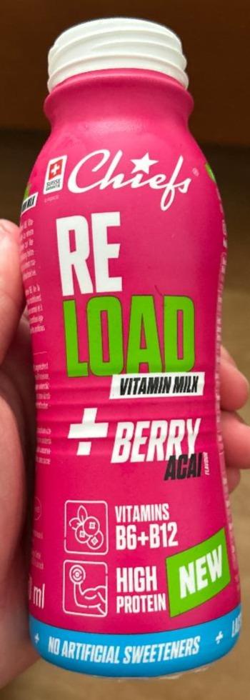 Fotografie - Reload vitamin milk + berry acai Chiefs