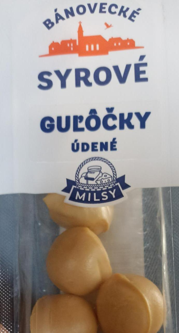 Fotografie - Bánovecké syrové guločky údené Milsy