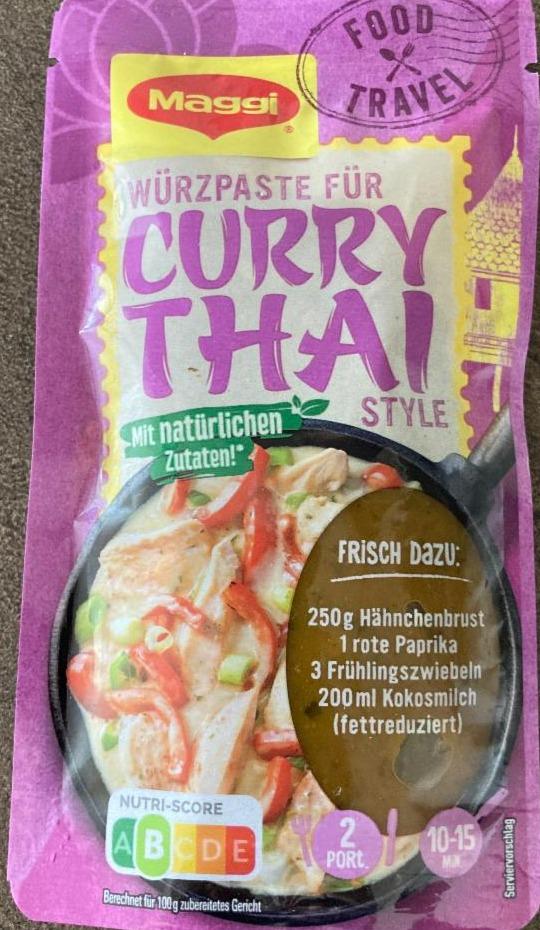 Fotografie - Würzpaste für curry thai style Maggi