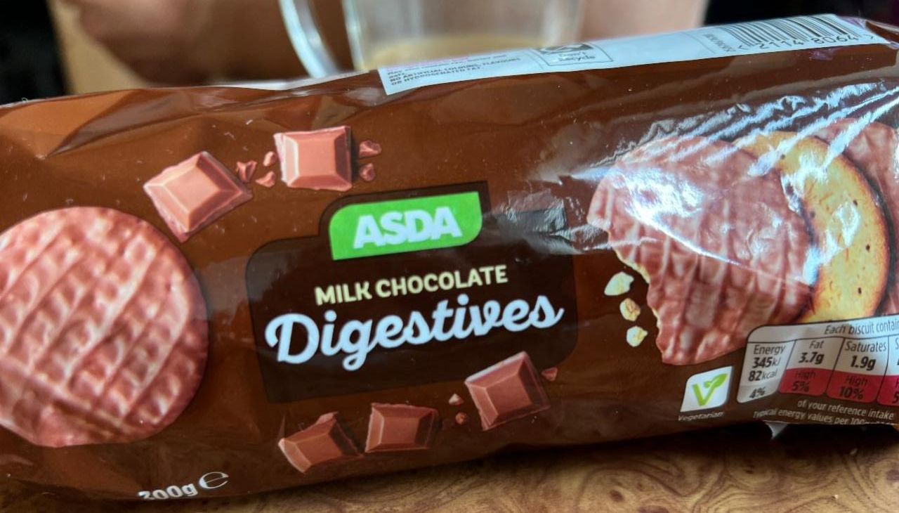 Fotografie - Milk chocolate digestives Asda