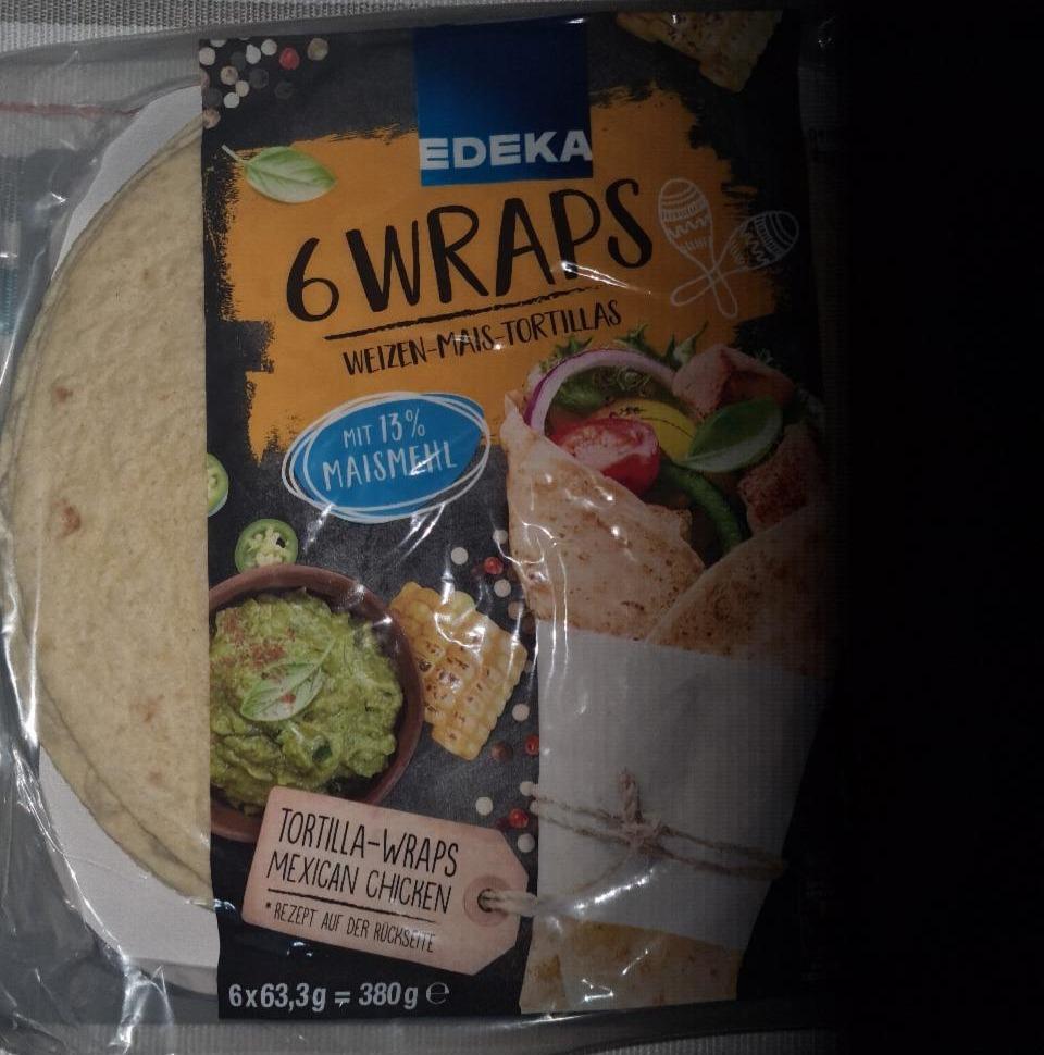 Fotografie - Wraps kukuřično pšeničné Edeka