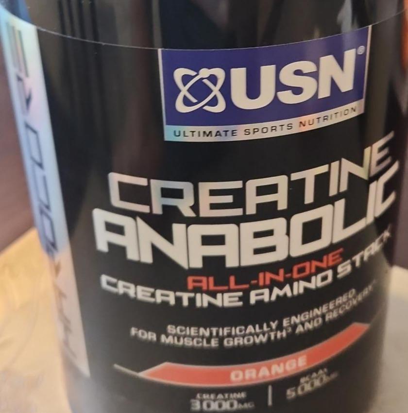 Fotografie - Creatine anabolic all-in-one Orange USN