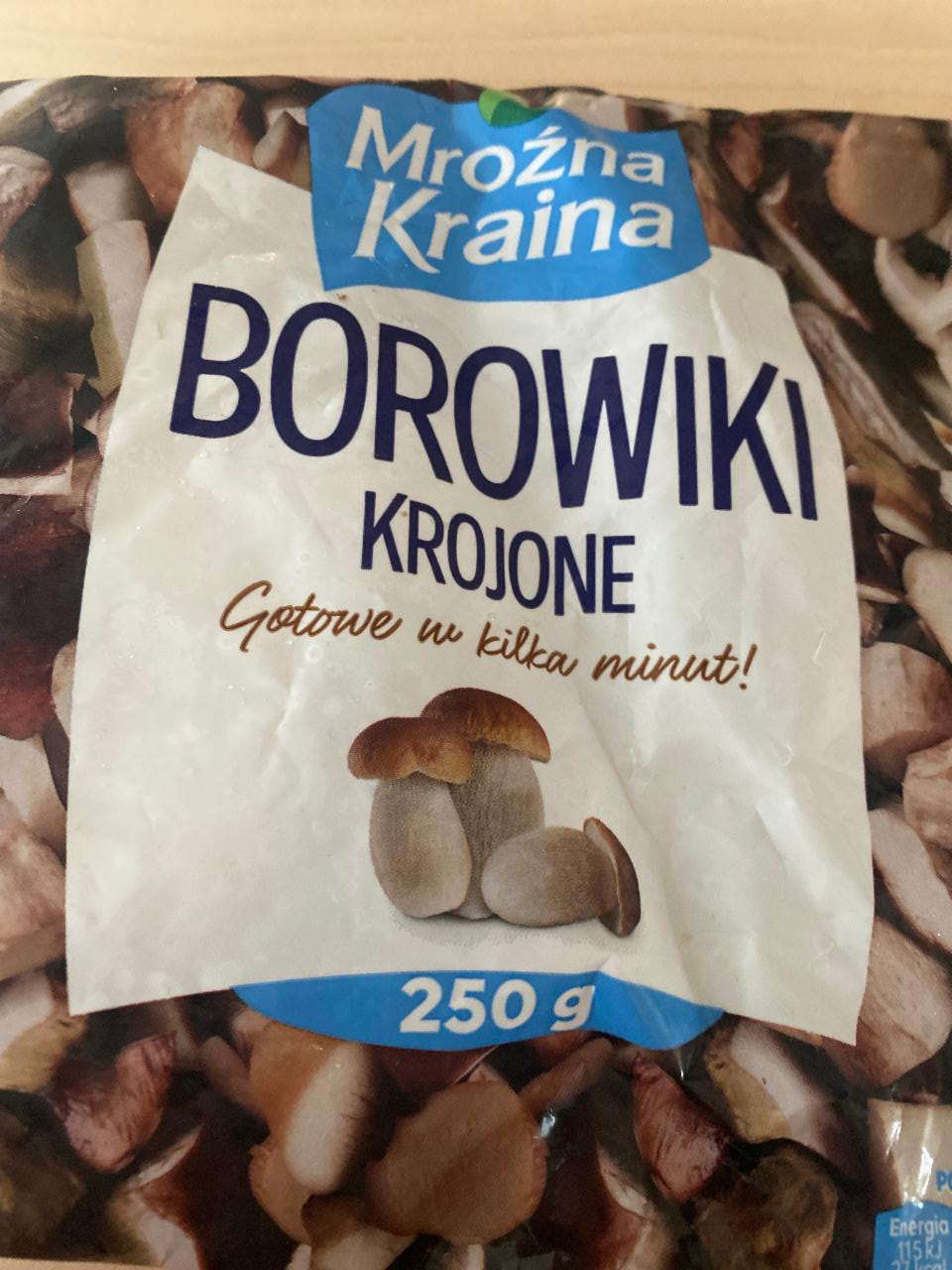 Fotografie - Borowiki Krojone Mrożna kraina