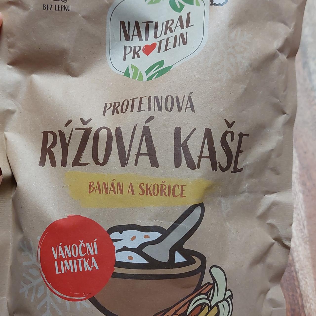 Fotografie - Rýžová kaše Banán a skořice Natural protein